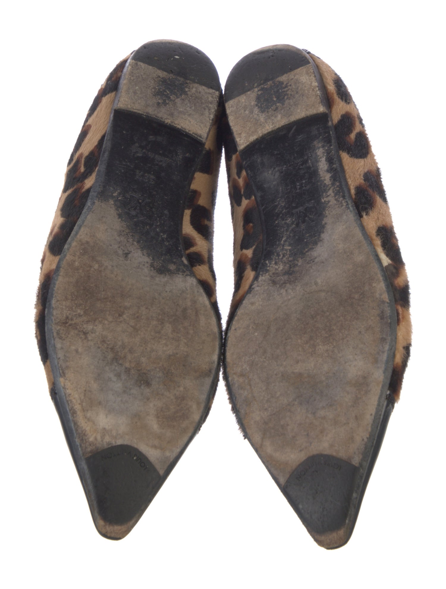 Louis Vuitton Ponyhair Printed Ballet Flats